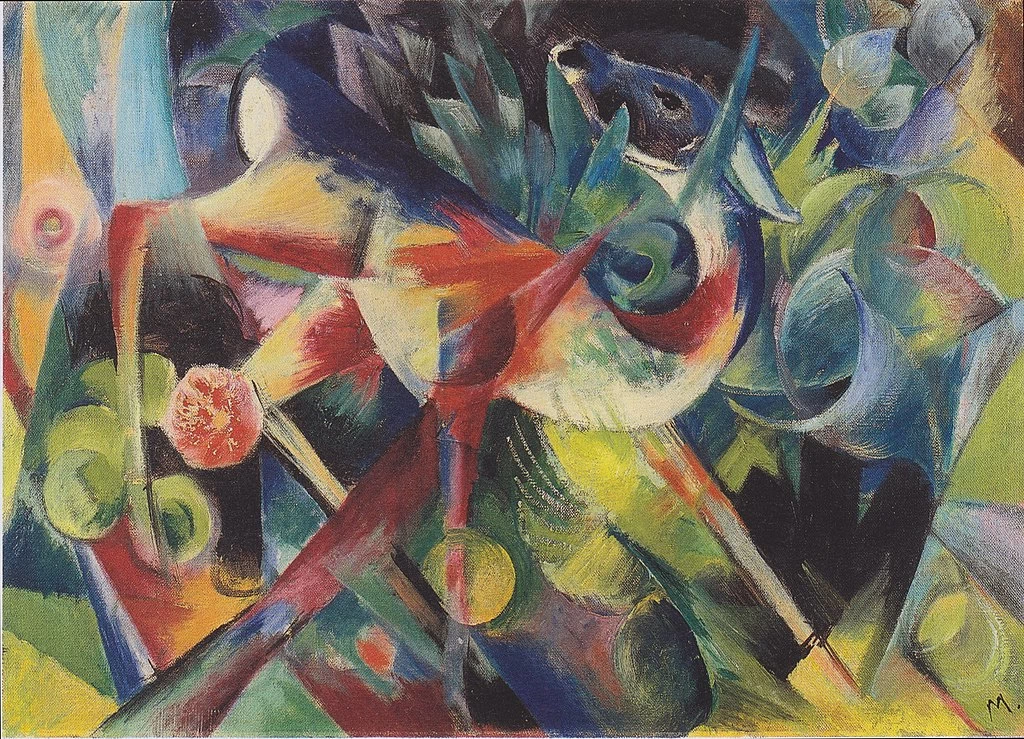 Cervo nel giardino fiorito - 1913, Kunsthalle Bremen